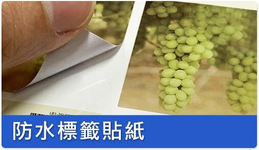 防水標籤貼紙簡介